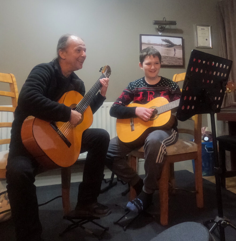 Guitar lesson in Skegness